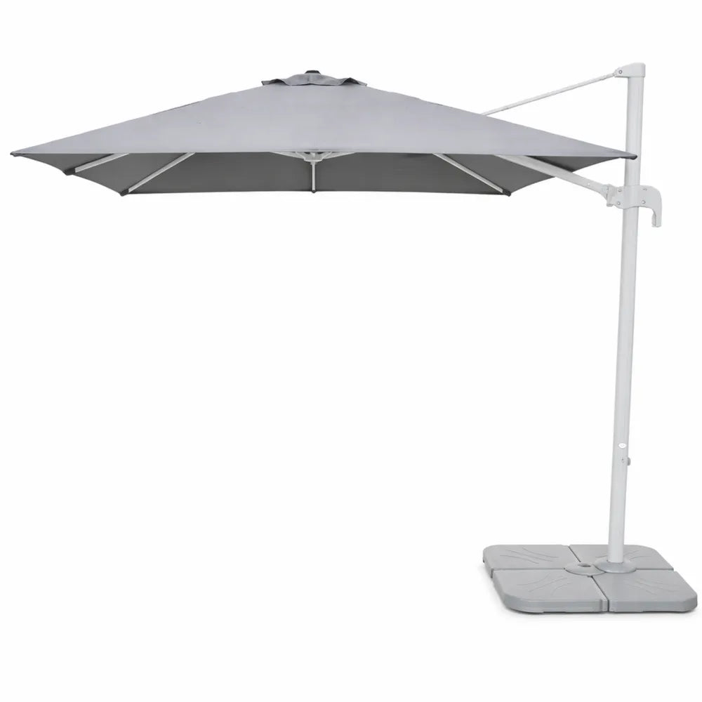 Toile de Remplacement pour Parasol Excentré 3x3m Anthracite