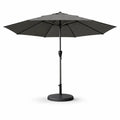 Parasol rectangulaire imperméable avec protection UV et manivelle