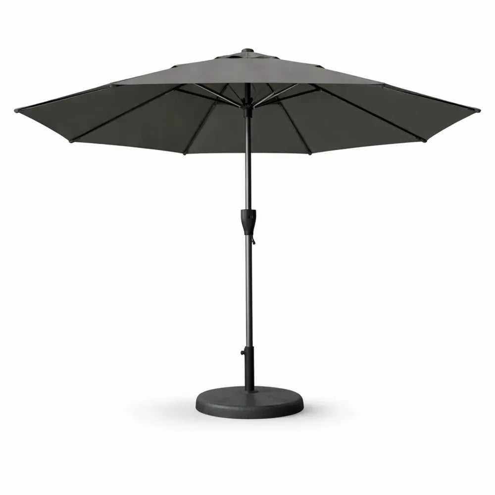 Parasol rectangulaire imperméable avec protection UV et manivelle