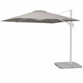 Toile pour parasol déporté carrée 3x3m couleur taupe