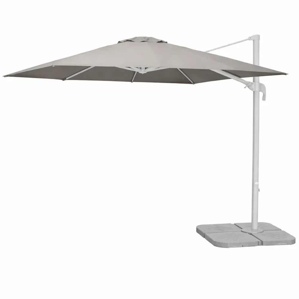 Toile pour parasol déporté carrée 3x3m couleur taupe