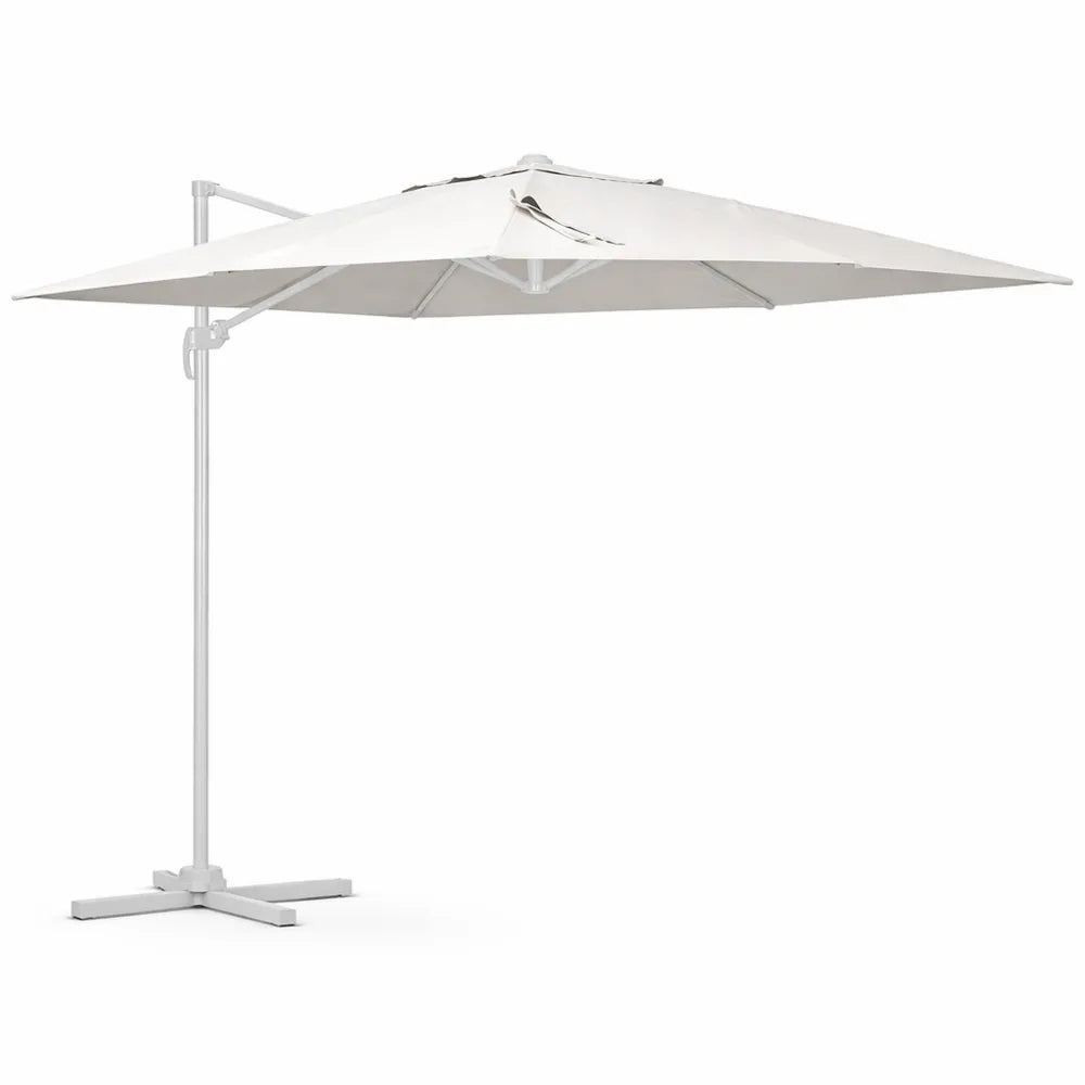 Grande Parasol Inclinable 3 x 3 m - Crème