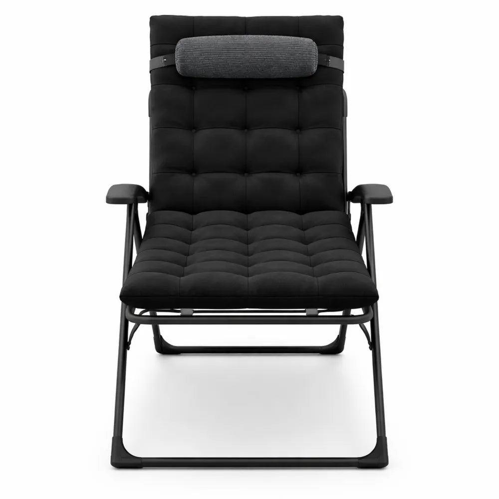 Chaise de Jardin Extérieure Pliable avec Coussin
