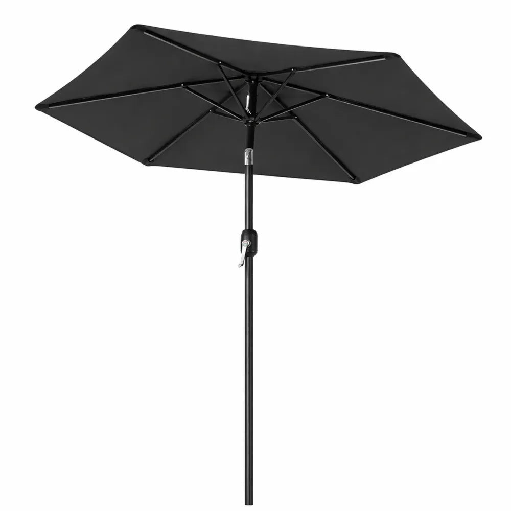 Parasol inclinable UPF 50+ pour extérieur
