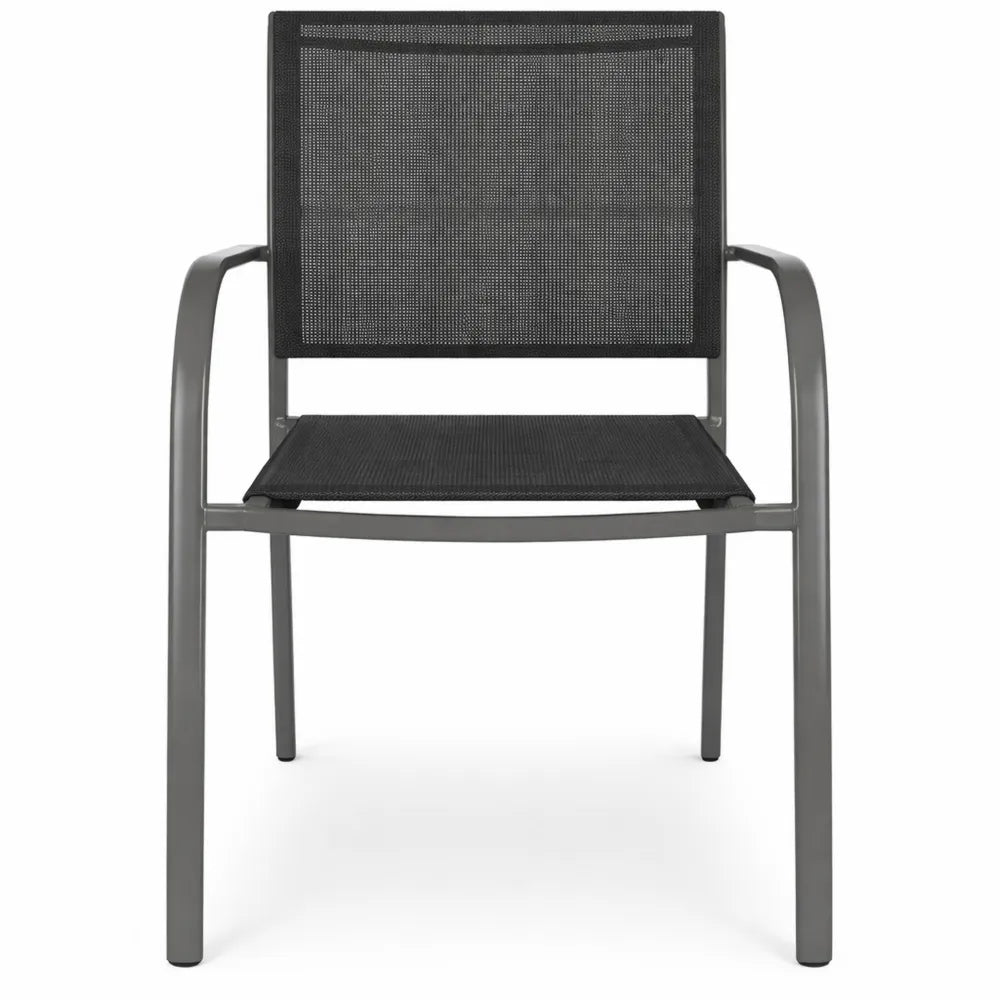 Fauteuil de Jardin Empilable Léger Anti-Rouille