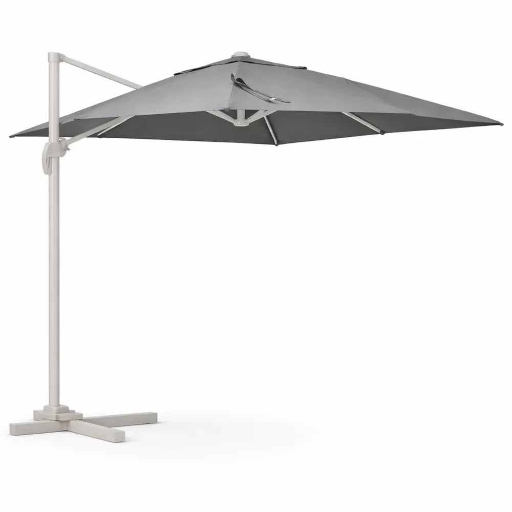 Grand Parasol Inclinable 3 x 4 m - Couleur Grise